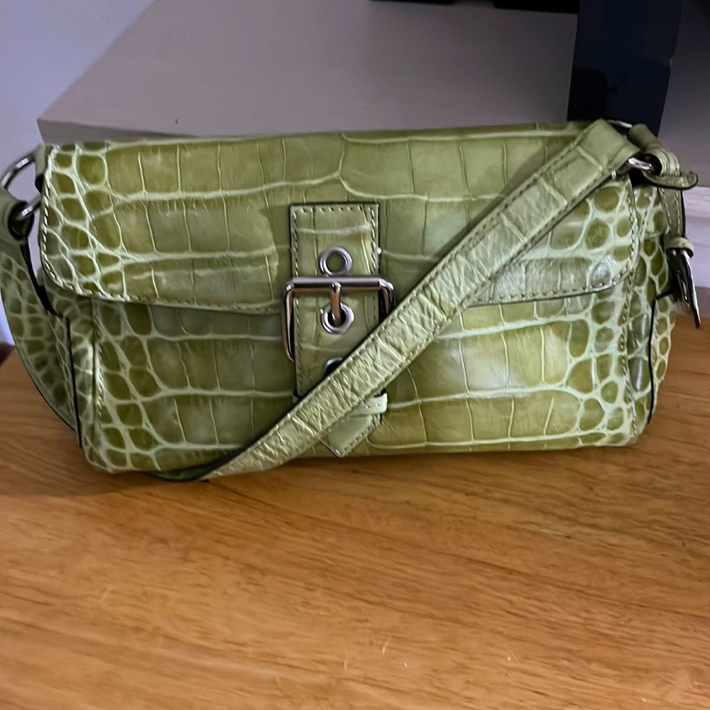 DOONEY & BOURKE Gator Print Nile Collection Green